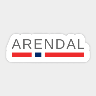 Arendal Norway Sticker